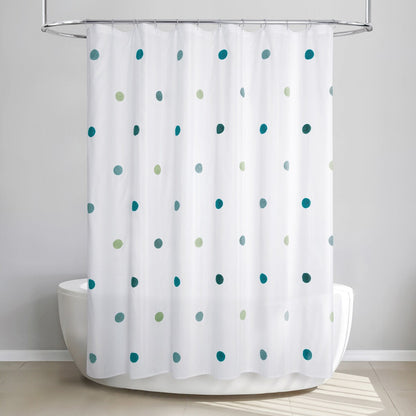Dots Embellished Shower Curtain