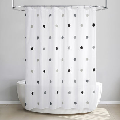 Dots Embellished Shower Curtain