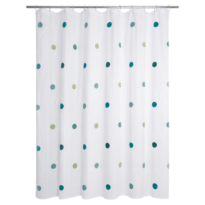 Dots Embellished Shower Curtain