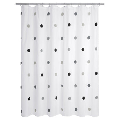 Dots Embellished Shower Curtain