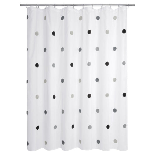 Dots Embellished Shower Curtain