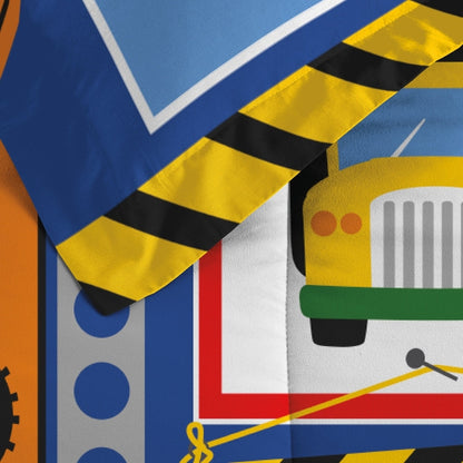 Dream Factory Under Construction Microfiber Bed in a Bag