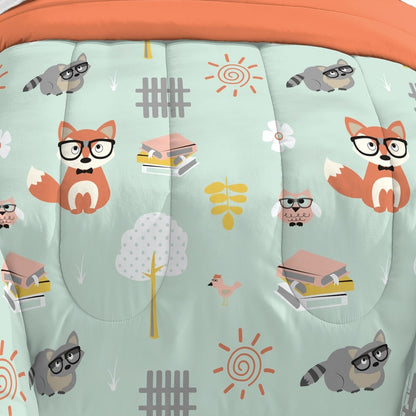 Dream Factory Woodland Friends Twin Bed in a Bag with Sheet Set