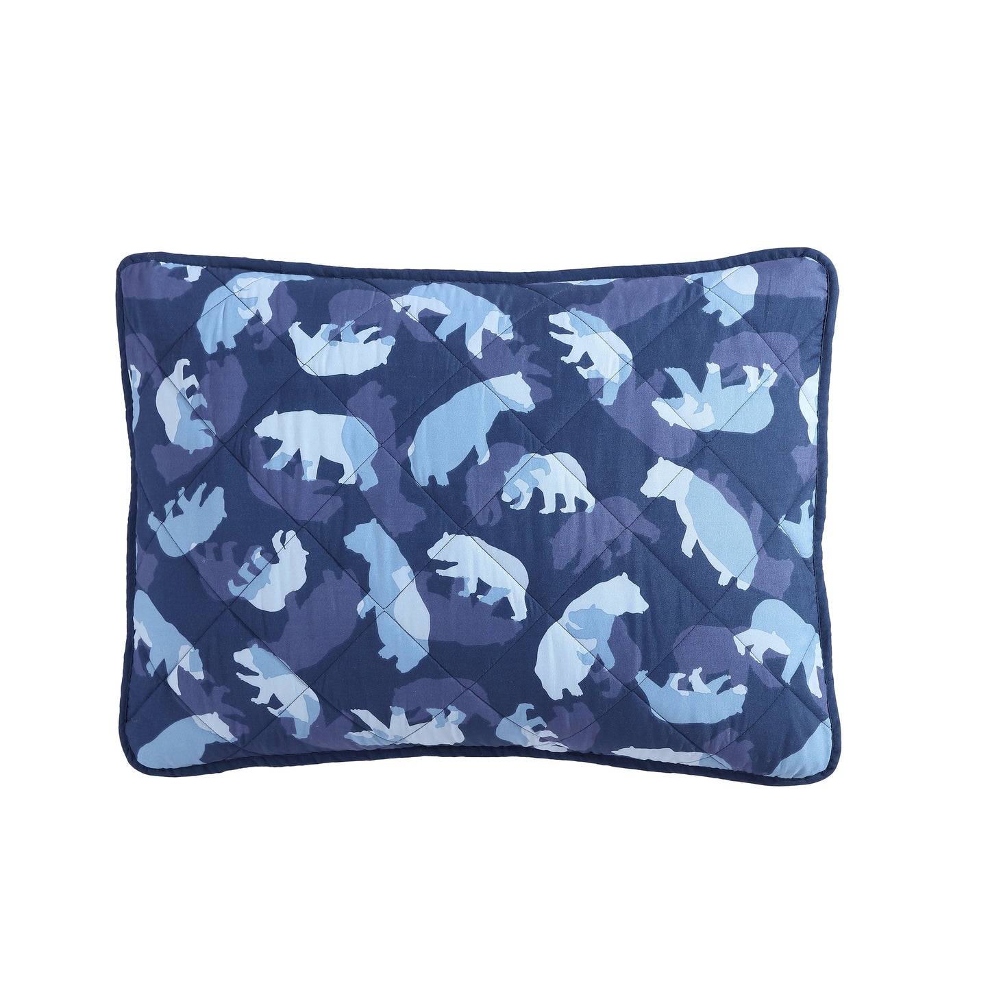 Eddie Bauer Kids Camp Camo Navy Quilt Set