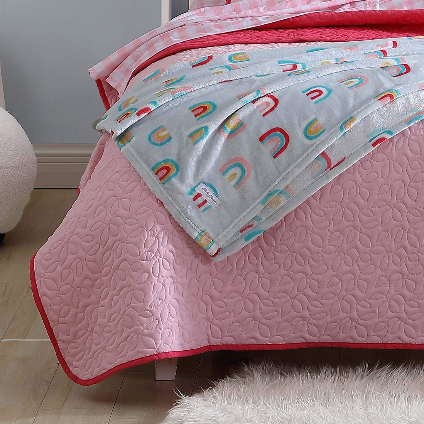 Eddie Bauer Kids Garden Pink Quilt Set