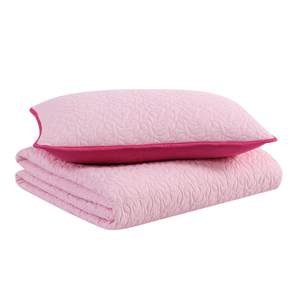 Eddie Bauer Kids Garden Pink Quilt Set