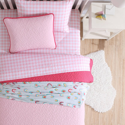 Eddie Bauer Kids Garden Pink Quilt Set