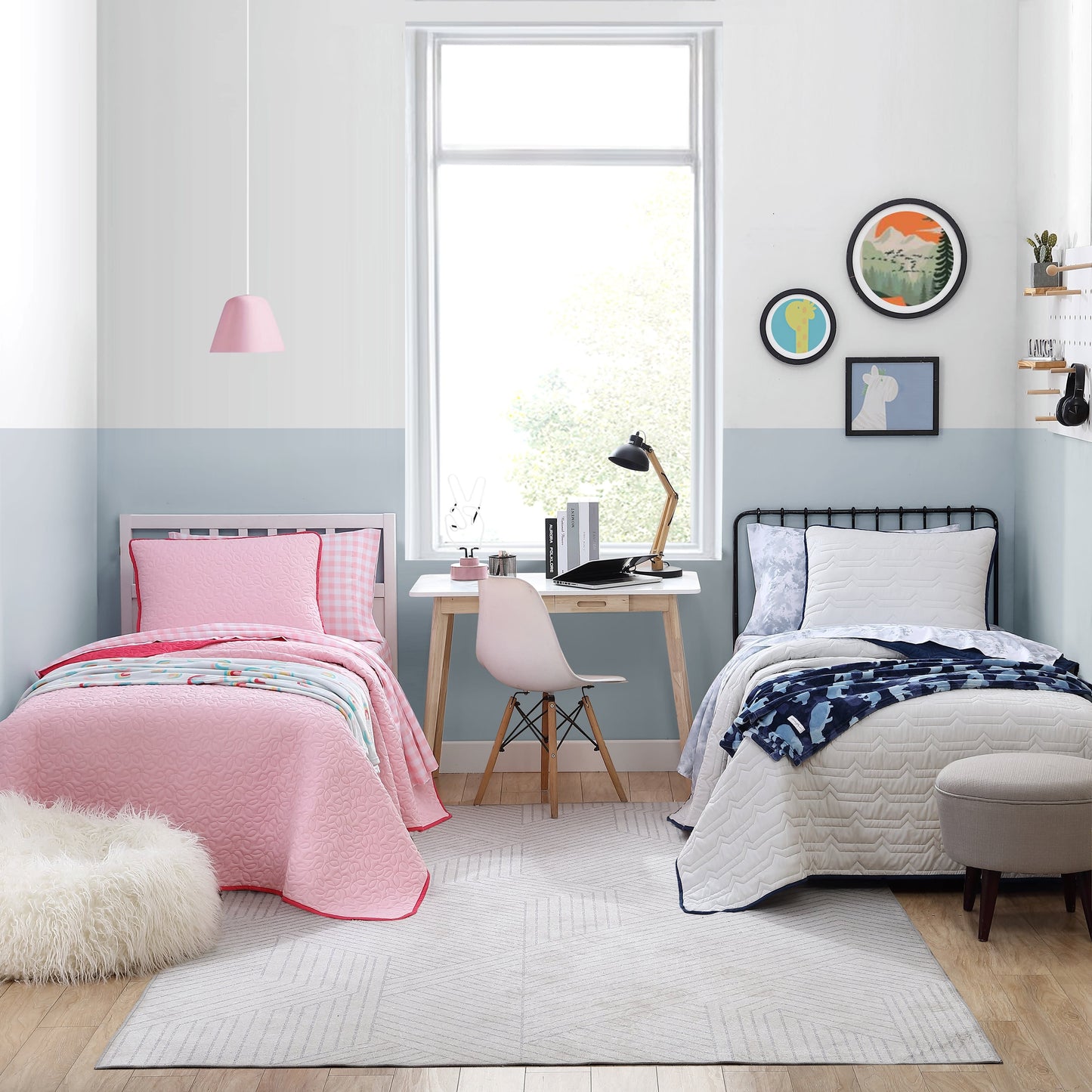 Eddie Bauer Kids Garden Pink Quilt Set