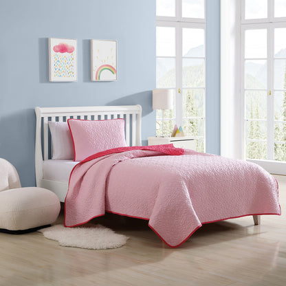 Eddie Bauer Kids Garden Pink Quilt Set