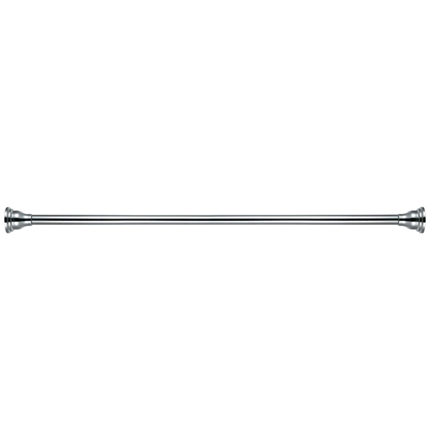 Edenscape 60-Inch to 72-Inch Adjustable Shower Curtain Rod - Polished Chrome
