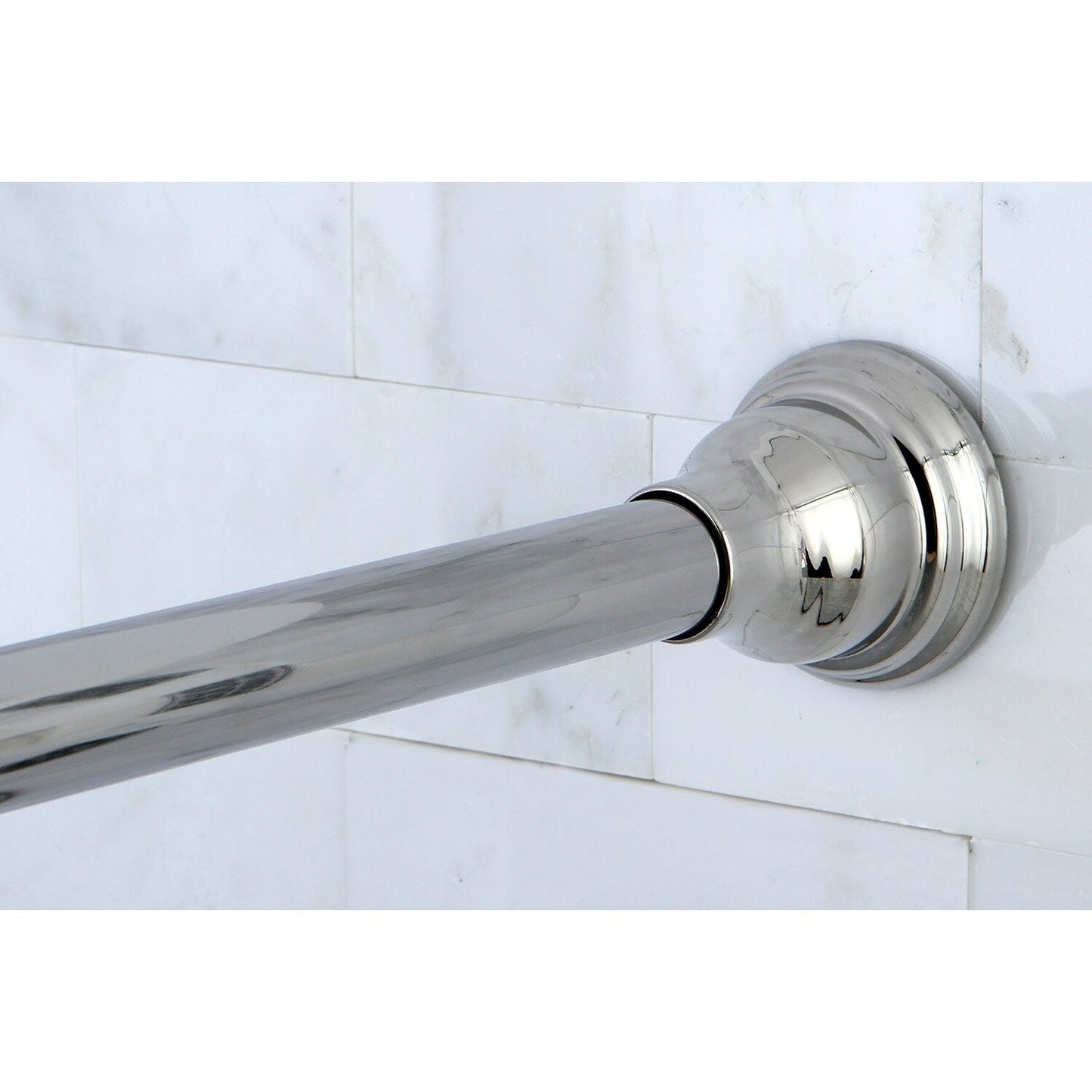 Edenscape 60-Inch to 72-Inch Adjustable Shower Curtain Rod - Polished Chrome