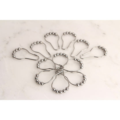 Edenscape Roller Ball Shower Curtain Rings (12 pcs/set)