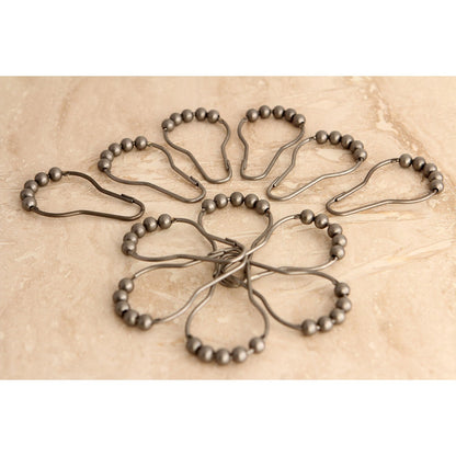 Edenscape Roller Ball Shower Curtain Rings (12 pcs/set)