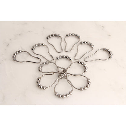 Edenscape Roller Ball Shower Curtain Rings (12 pcs/set)