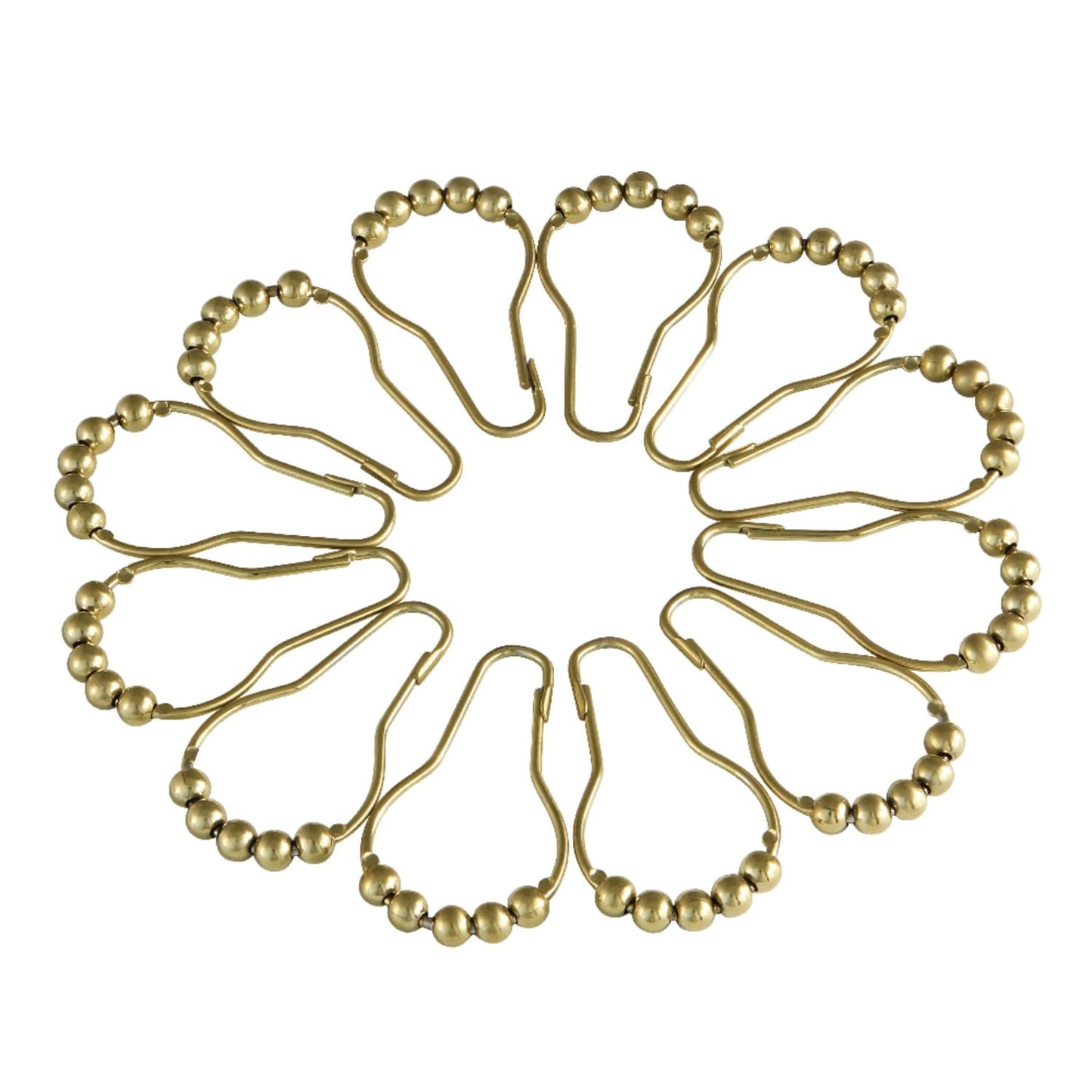 Edenscape Roller Ball Shower Curtain Rings (12 pcs/set)