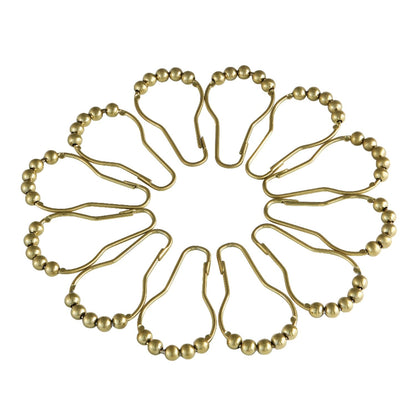 Edenscape Roller Ball Shower Curtain Rings (12 pcs/set)