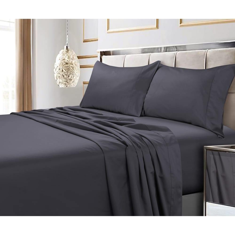 Egyptian Cotton 600 Thread Count Pillowcase Set (Set of 2)