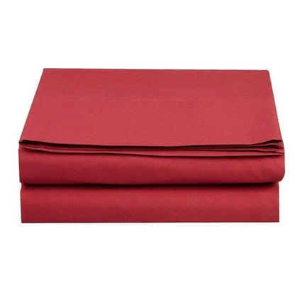 Elegant Comfort Super Soft and Wrinkle-Free Flat Sheet 100% HYPOALLERGENIC