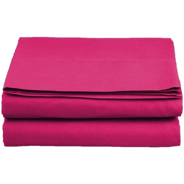Elegant Comfort Super Soft and Wrinkle-Free Flat Sheet 100% HYPOALLERGENIC