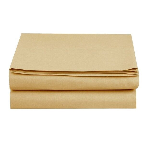 Elegant Comfort Super Soft and Wrinkle-Free Flat Sheet 100% HYPOALLERGENIC