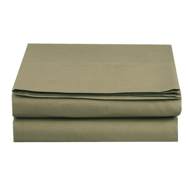 Elegant Comfort Super Soft and Wrinkle-Free Flat Sheet 100% HYPOALLERGENIC