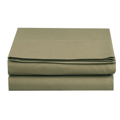 Elegant Comfort Super Soft and Wrinkle-Free Flat Sheet 100% HYPOALLERGENIC