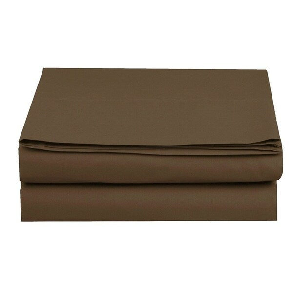Elegant Comfort Super Soft and Wrinkle-Free Flat Sheet 100% HYPOALLERGENIC