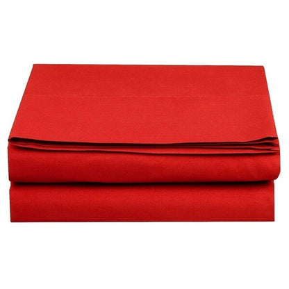 Elegant Comfort Super Soft and Wrinkle-Free Flat Sheet 100% HYPOALLERGENIC