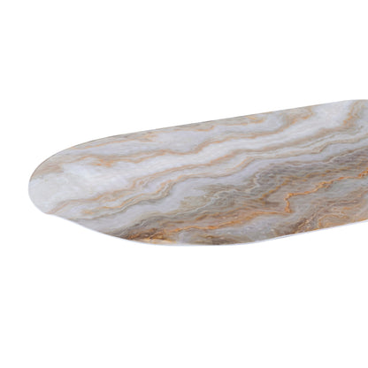 Elle Decor Oval Bubble Bath Mat in Agate Print
