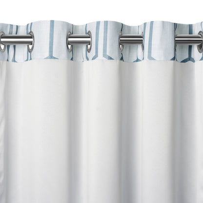 Kaiden Geometric Room Darkening Window Curtain