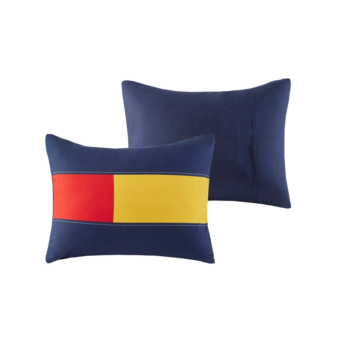 Emmett Stripe Printed Comforter Set by Intelligent Design Kids