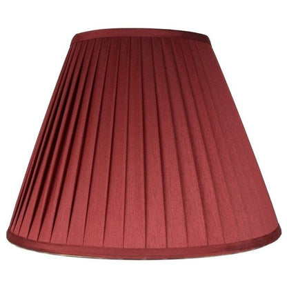 Empire Side Pleat Lamp Shade, 8 Top, 16 Bottom, 11 Slant