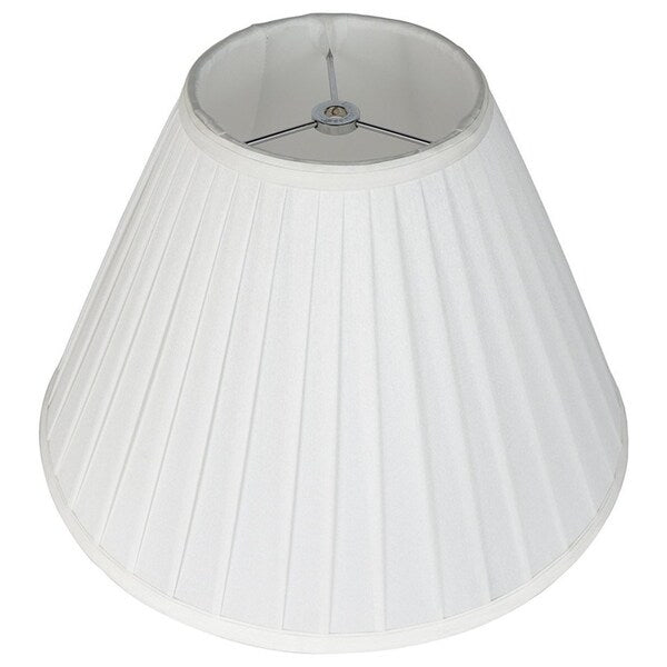 Empire Side Pleat Lamp Shade, 8 Top, 16 Bottom, 11 Slant