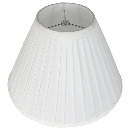 Empire Side Pleat Lamp Shade, 8 Top, 16 Bottom, 11 Slant