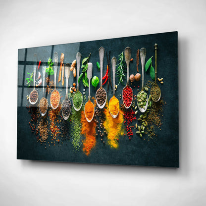 Epic Art 'Colorful Spices,' Acrylic Glass Wall Art