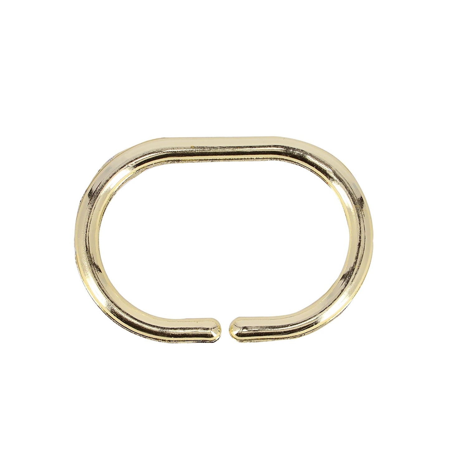 Evideco Shower Curtain Rings Plastic Hooks (Set of 12)