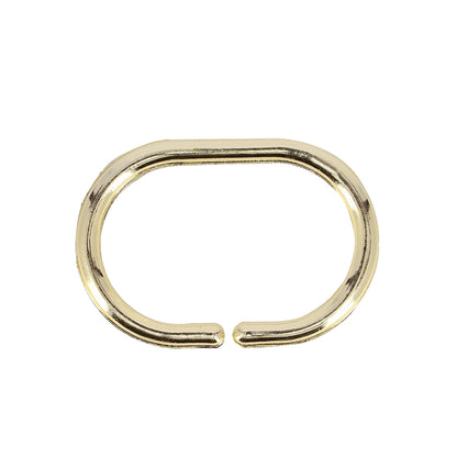 Evideco Shower Curtain Rings Plastic Hooks (Set of 12)