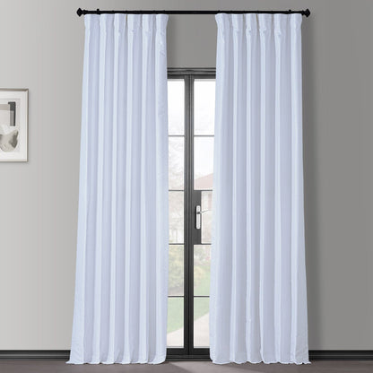 Exclusive Fabrics Textured Faux Dupioni Silk Thermal Blackout Curtains (1 Panel)