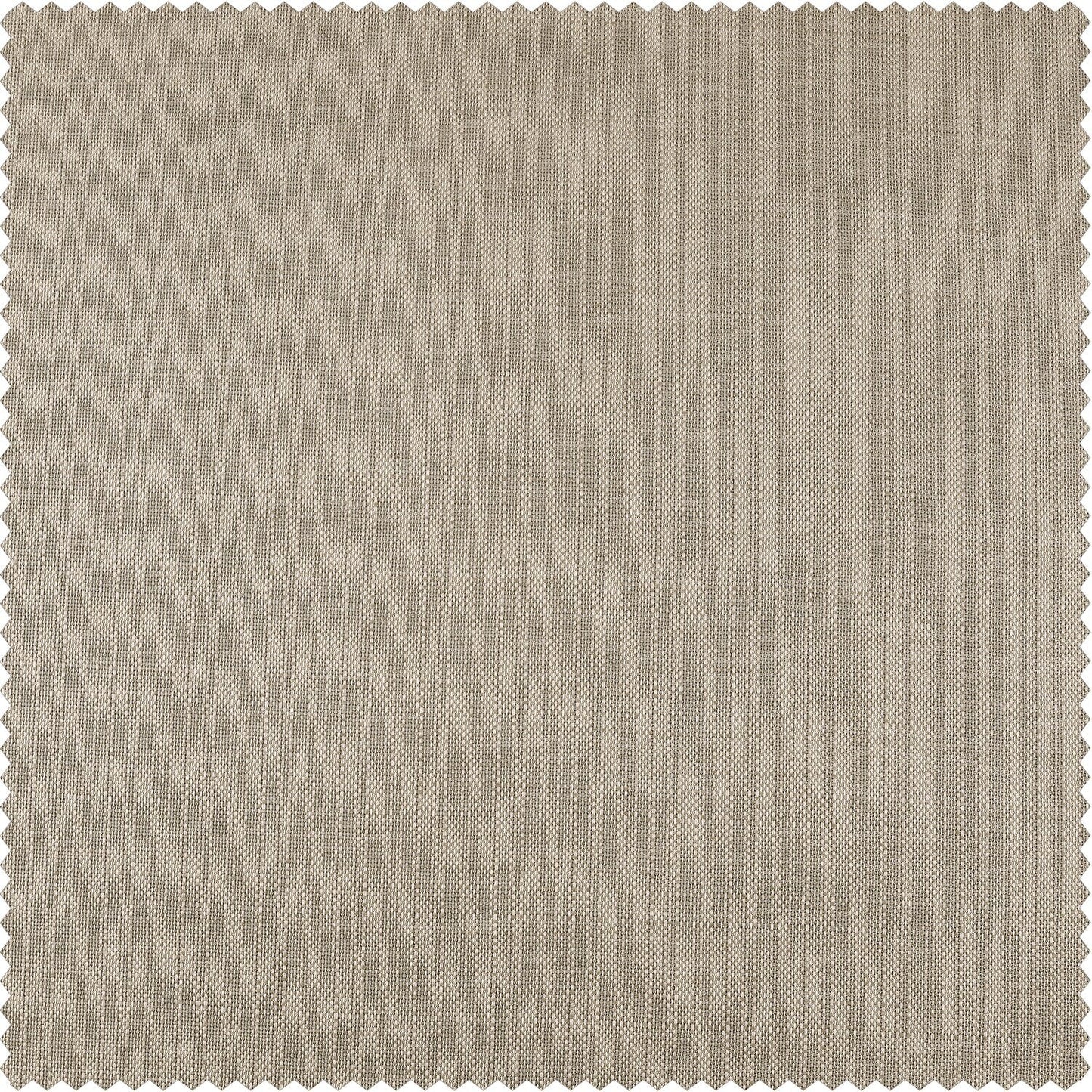 Exclusive Fabrics Faux Linen 100% Blackout Curtains Heat and Light Blocking - (1 Panel)