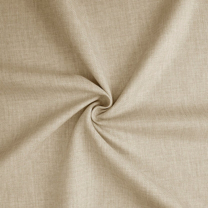 Exclusive Fabrics Italian Faux Linen Room Darkening Curtains for Bedroom & Living Room Curtains - Single Panel Window Curtains