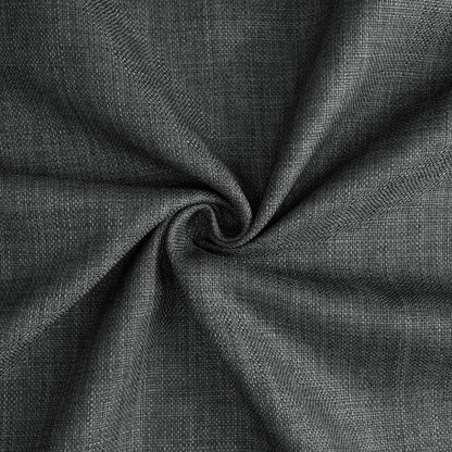 Exclusive Fabrics Italian Faux Linen Room Darkening Curtains for Bedroom & Living Room Curtains - Single Panel Window Curtains