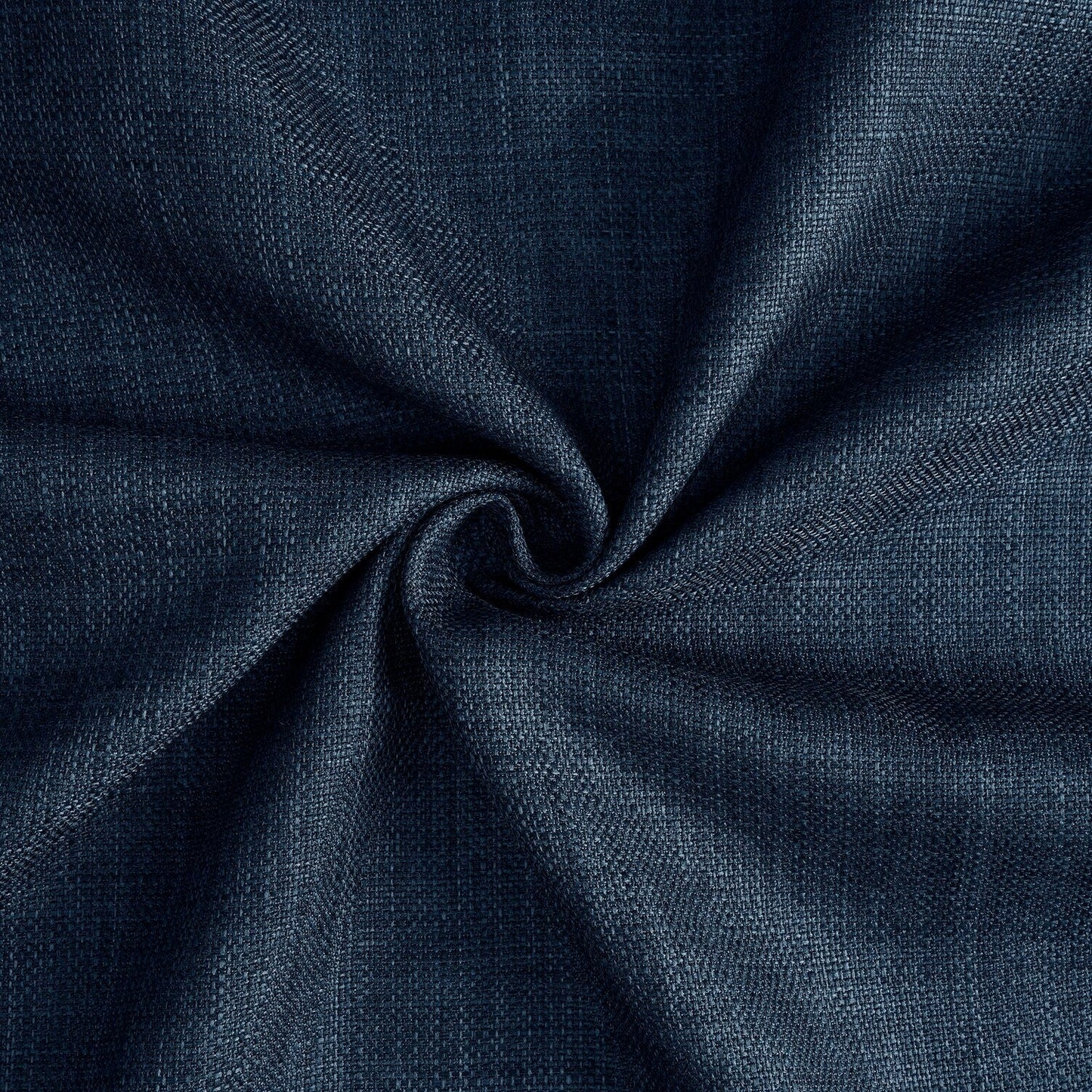 Exclusive Fabrics Italian Faux Linen Room Darkening Curtains for Bedroom & Living Room Curtains - Single Panel Window Curtains