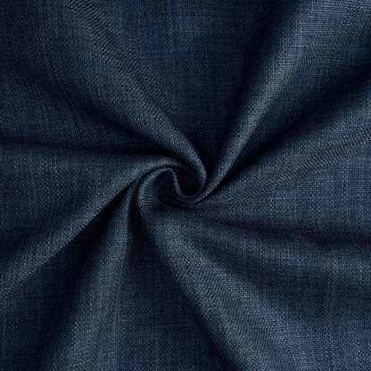 Exclusive Fabrics Italian Faux Linen Room Darkening Curtains for Bedroom & Living Room Curtains - Single Panel Window Curtains