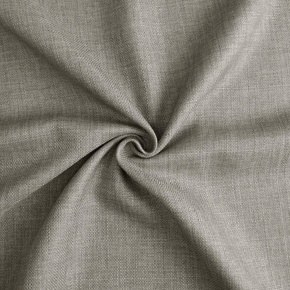 Exclusive Fabrics Italian Faux Linen Room Darkening Curtains for Bedroom & Living Room Curtains - Single Panel Window Curtains