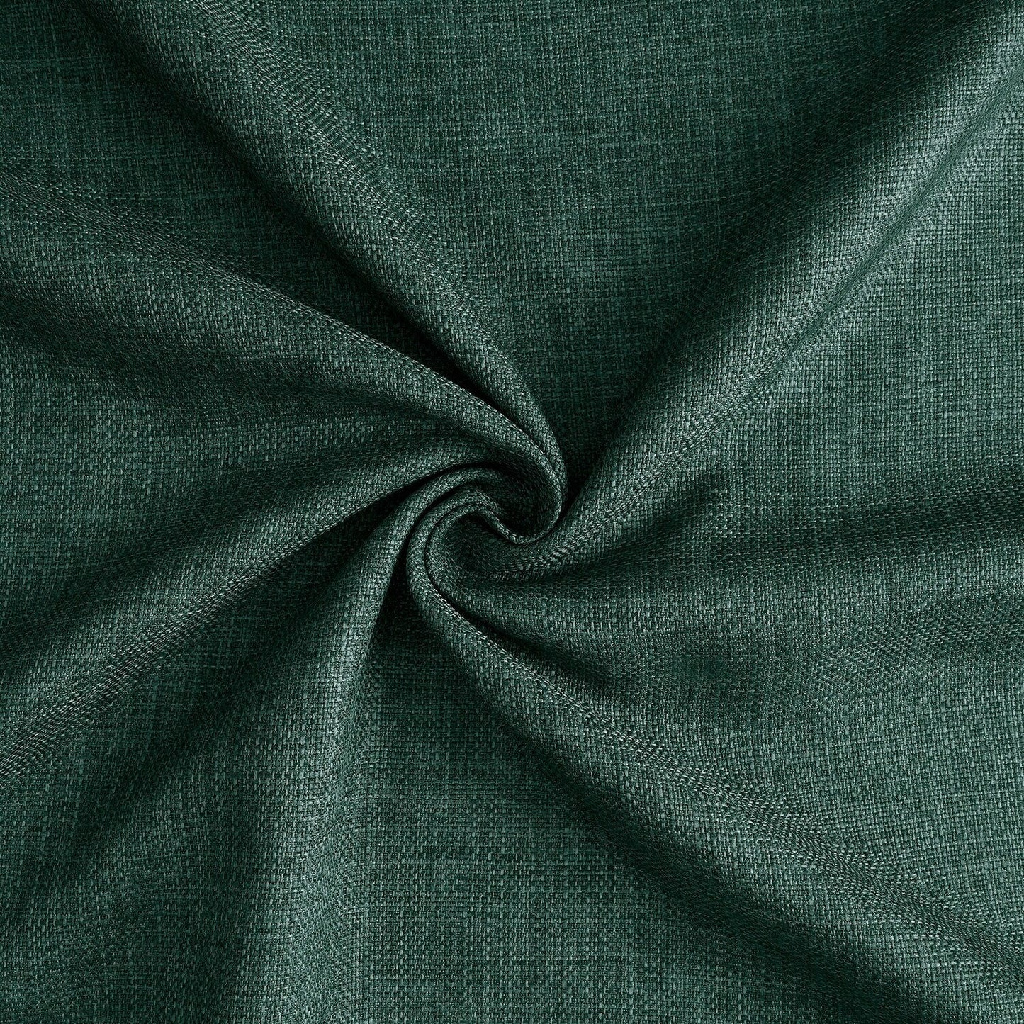 Exclusive Fabrics Italian Faux Linen Room Darkening Curtains for Bedroom & Living Room Curtains - Single Panel Window Curtains