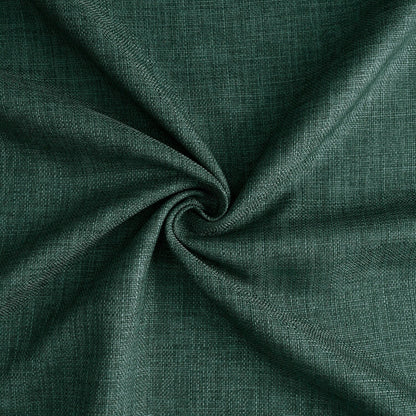 Exclusive Fabrics Italian Faux Linen Room Darkening Curtains for Bedroom & Living Room Curtains - Single Panel Window Curtains