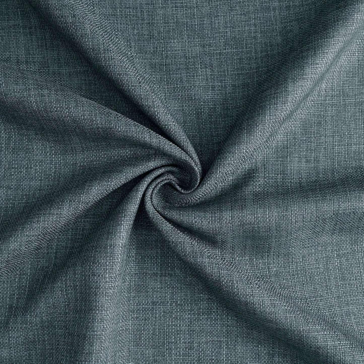 Exclusive Fabrics Italian Faux Linen Room Darkening Curtains for Bedroom & Living Room Curtains - Single Panel Window Curtains