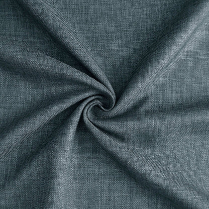 Exclusive Fabrics Italian Faux Linen Room Darkening Curtains for Bedroom & Living Room Curtains - Single Panel Window Curtains