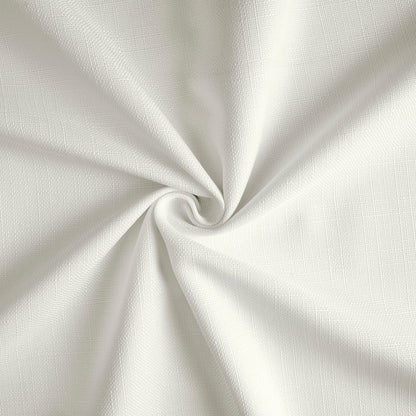 Exclusive Fabrics Italian Faux Linen Room Darkening Curtains for Bedroom & Living Room Curtains - Single Panel Window Curtains