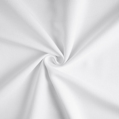 Exclusive Fabrics Italian Faux Linen Room Darkening Curtains for Bedroom & Living Room Curtains - Single Panel Window Curtains